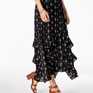 Style & Co Tiered Long Maxi Floral Skirt-so pretty